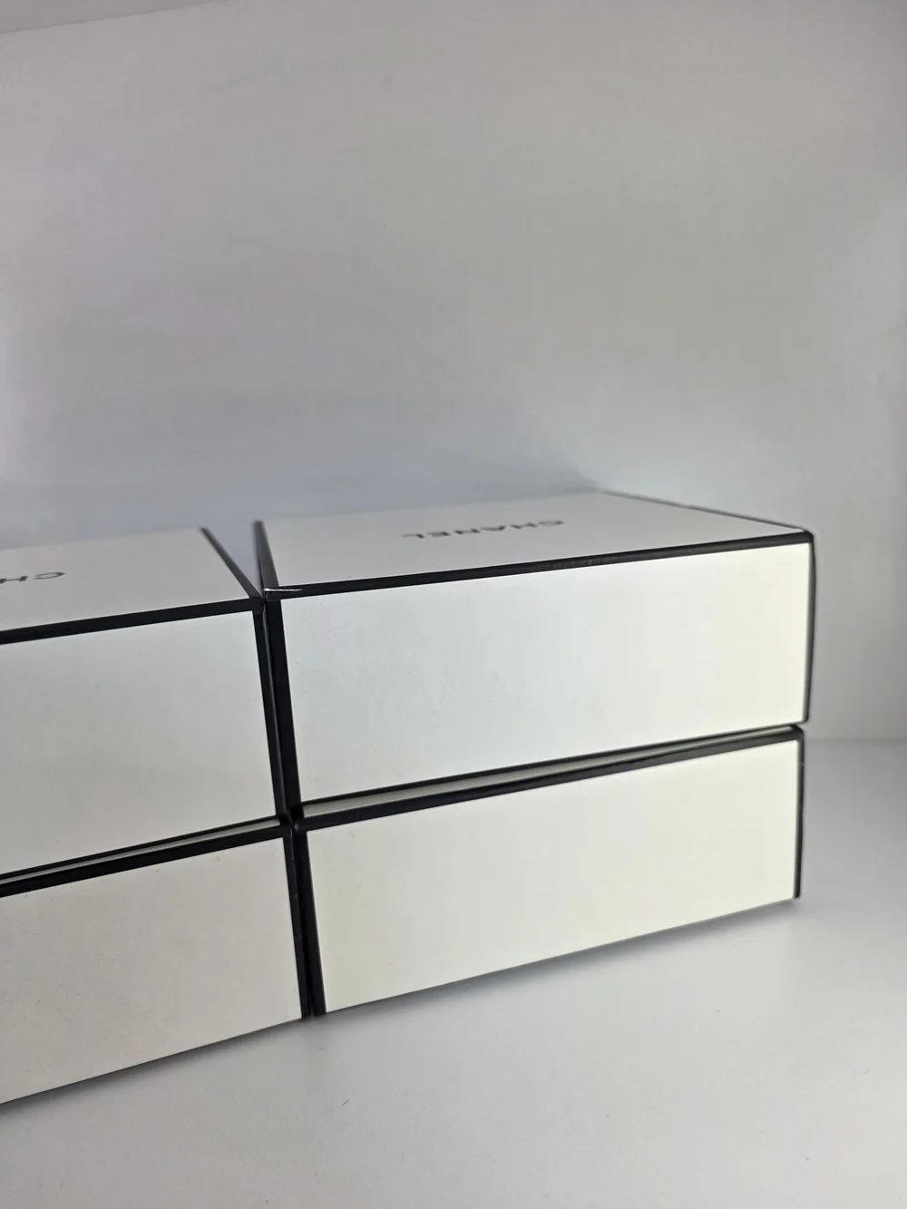 Authentic CHANEL White Luxury Gift Boxes - Set of 4